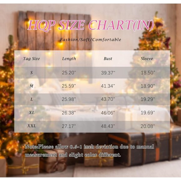 Christmas Sweaters for Women Funny Santa Tree Graphic Long Sleeve Tops Ugly - Picture 2 of 2